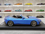 [BBR] 1:18 Ferrari 2023 Roma Spider sininen pienoismalli Hartsi