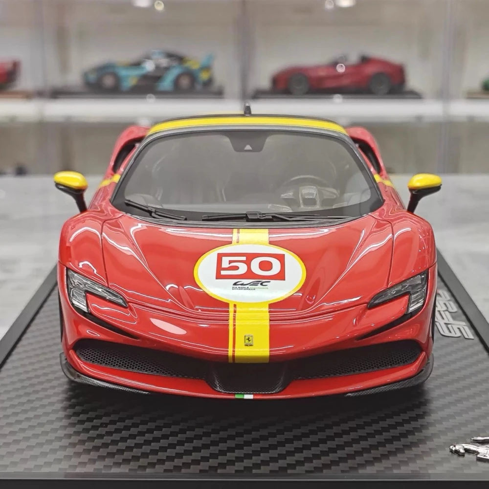 [BBR] 1:18 Ferrari 2023 SF90 Stradale 50th Anniversary Livery Model Car Resin
