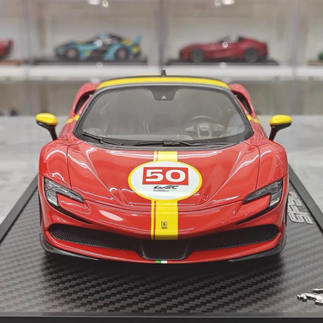[BBR] 1:18 Ferrari 2023 SF90 Stradale 50th Anniversary Livery modelauto Hars