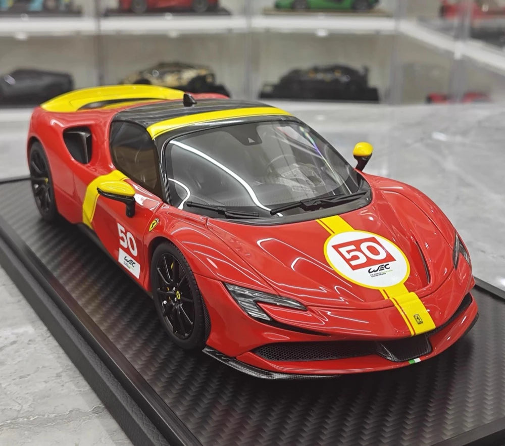 [BBR] 1:18 Ferrari 2023 SF90 Stradale 50th Anniversary Livery voiture miniature Resin