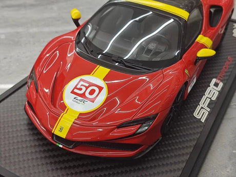 [BBR] 1:18 Ferrari 2023 SF90 Stradale 50th Anniversary Livery modelauto Hars
