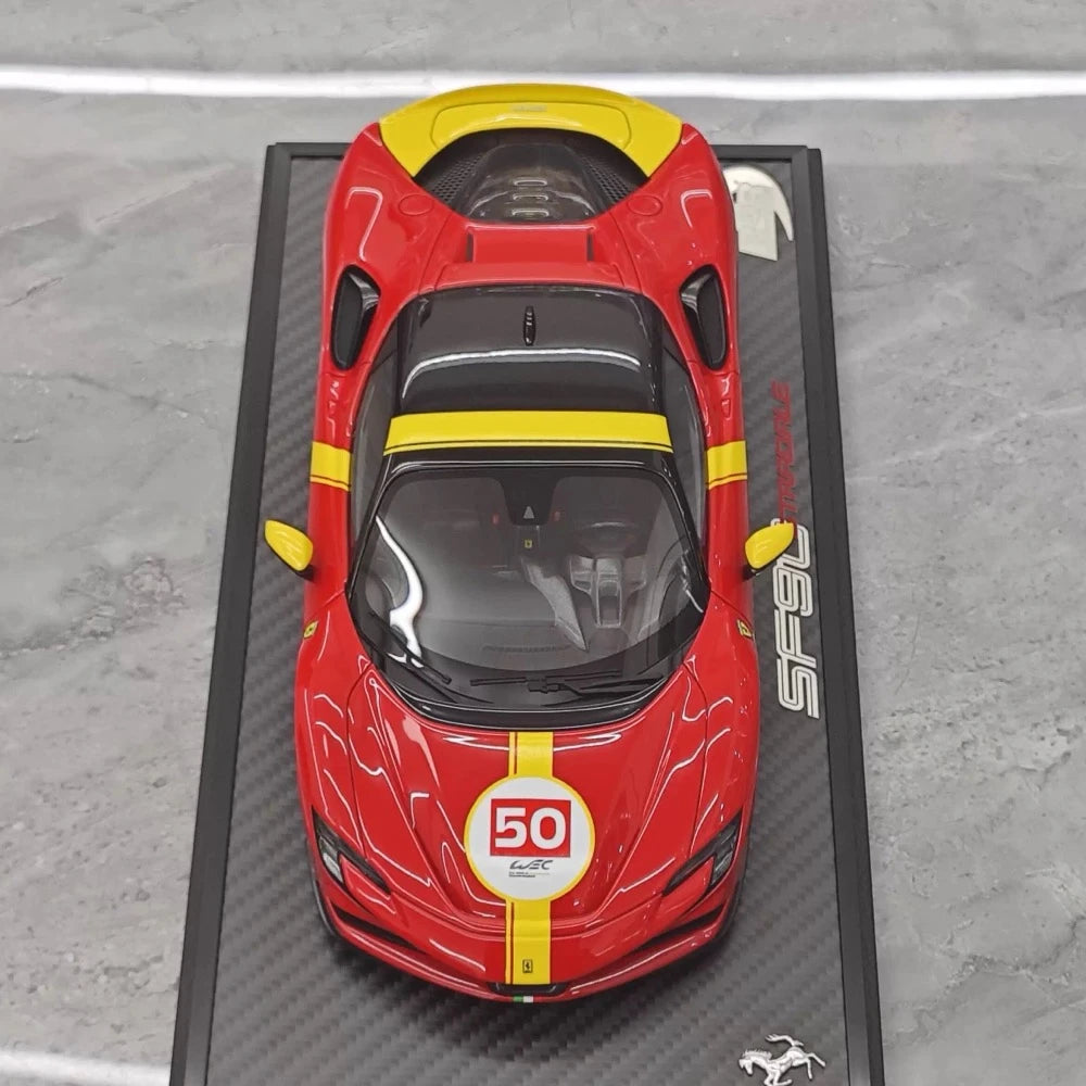 [BBR] 1:18 Ferrari 2023 SF90 Stradale 50th Anniversary Livery voiture miniature Resin