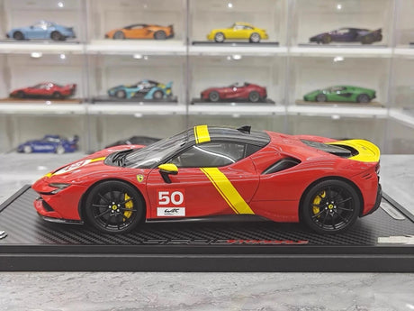 [BBR] 1:18 Ferrari 2023 SF90 Stradale 50th Anniversary Livery modelauto Hars