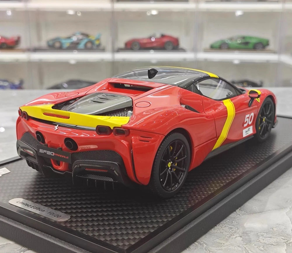 [BBR] 1:18 Ferrari 2023 SF90 Stradale 50th Anniversary Livery voiture miniature Resin