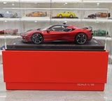 [BBR] 1:18 Ferrari 2023 SF90 Stradale Glossy punainen pienoismalli Hartsi