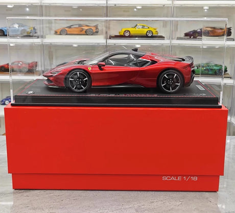 [BBR] 1:18 Ferrari 2023 SF90 Stradale glanzend rood modelauto Hars
