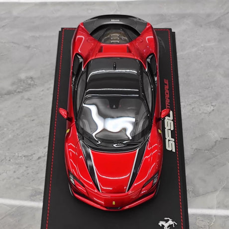 [BBR] 1:18 Ferrari 2023 SF90 Stradale glanzend rood modelauto Hars