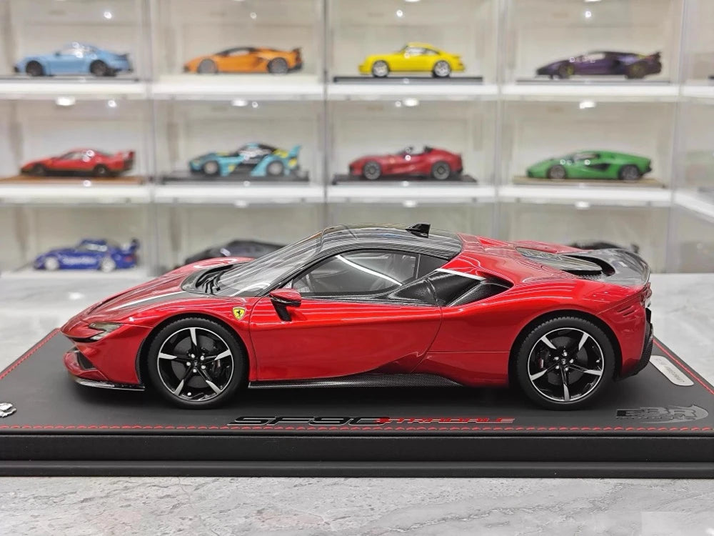[BBR] 1:18 Ferrari 2023 SF90 Stradale Glossy Red Model Car Resin