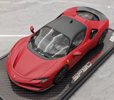 [BBR] 1:18 Ferrari 2023 SF90 Stradale Matte Red Model Car Resin