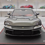 [BBR] 1:18 Ferrari 2024 12 Cilindri Coupe Glossy musta pienoismalli Hartsi