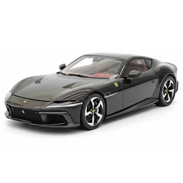 [BBR] 1:18 Ferrari 2024 12 Cilindri Coupe Glossy musta pienoismalli Hartsi