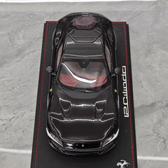 [BBR] 1:18 Ferrari 2024 12 Cilindri Coupe Glossy Black Model Car Resin