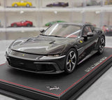 [BBR] 1:18 Ferrari 2024 12 Cilindri Coupe Glossy musta pienoismalli Hartsi