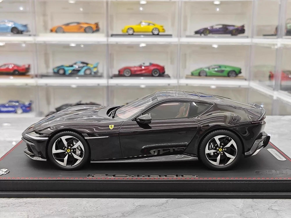 [BBR] 1:18 Ferrari 2024 12 Cilindri Coupe Glossy Black Model Car Resin