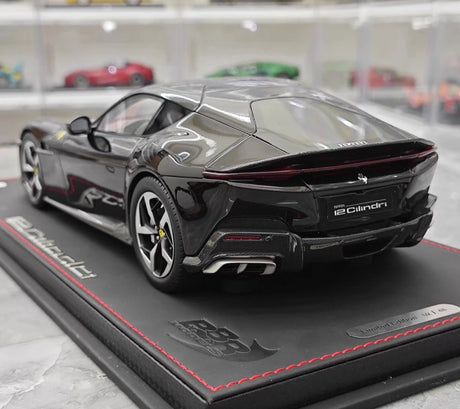 [BBR] 1:18 Ferrari 2024 12 Cilindri Coupe Glossy Black Model Car Resin
