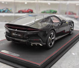[BBR] 1:18 Ferrari 2024 12 Cilindri Coupe Glossy musta pienoismalli Hartsi