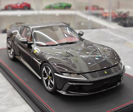 [BBR] 1:18 Ferrari 2024 12 Cilindri Coupe Glossy Black Model Car Resin