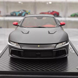 [BBR] 1:18 Ferrari 2024 12 Cilindri Coupe mat noir voiture miniature Resin