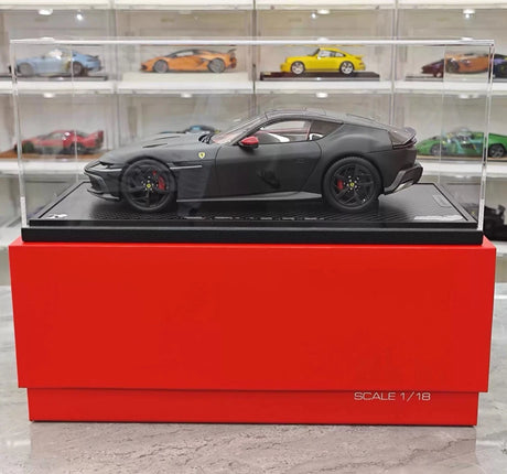 [BBR] 1:18 Ferrari 2024 12 Cilindri Coupe Matte Black Model Car Resin