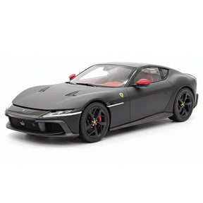 [BBR] 1:18 Ferrari 2024 12 Cilindri Coupe mat noir voiture miniature Resin