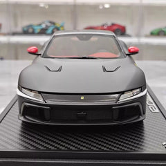 [BBR] 1:18 Ferrari 2024 12 Cilindri Coupe Matte Black Model Car Resin