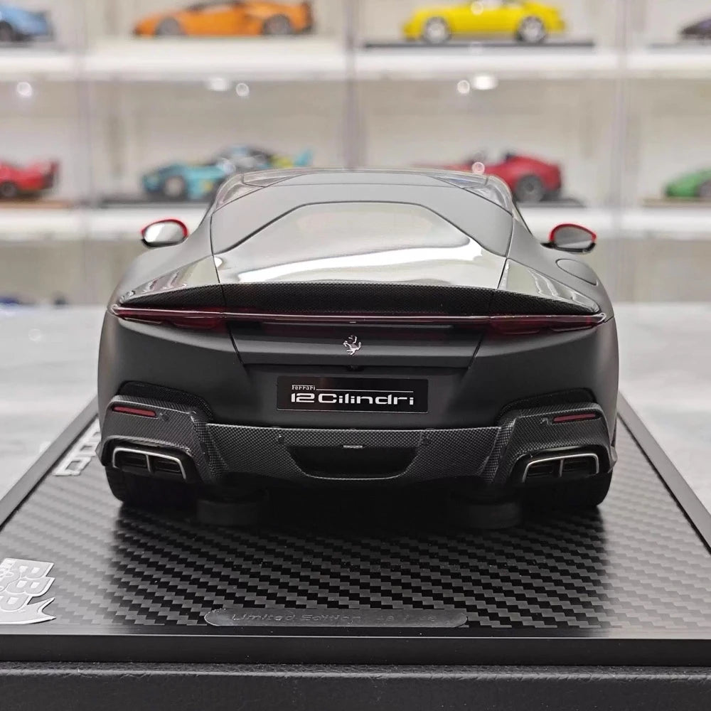 [BBR] 1:18 Ferrari 2024 12 Cilindri Coupe Matte Black Model Car Resin