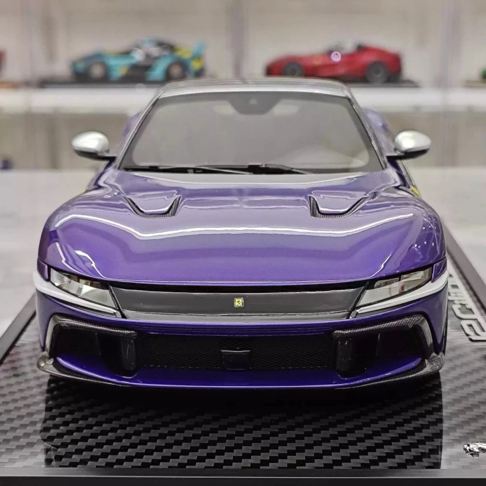 [BBR] 1:18 Ferrari 2024 12 Cilindri Coupe violet voiture miniature Resin