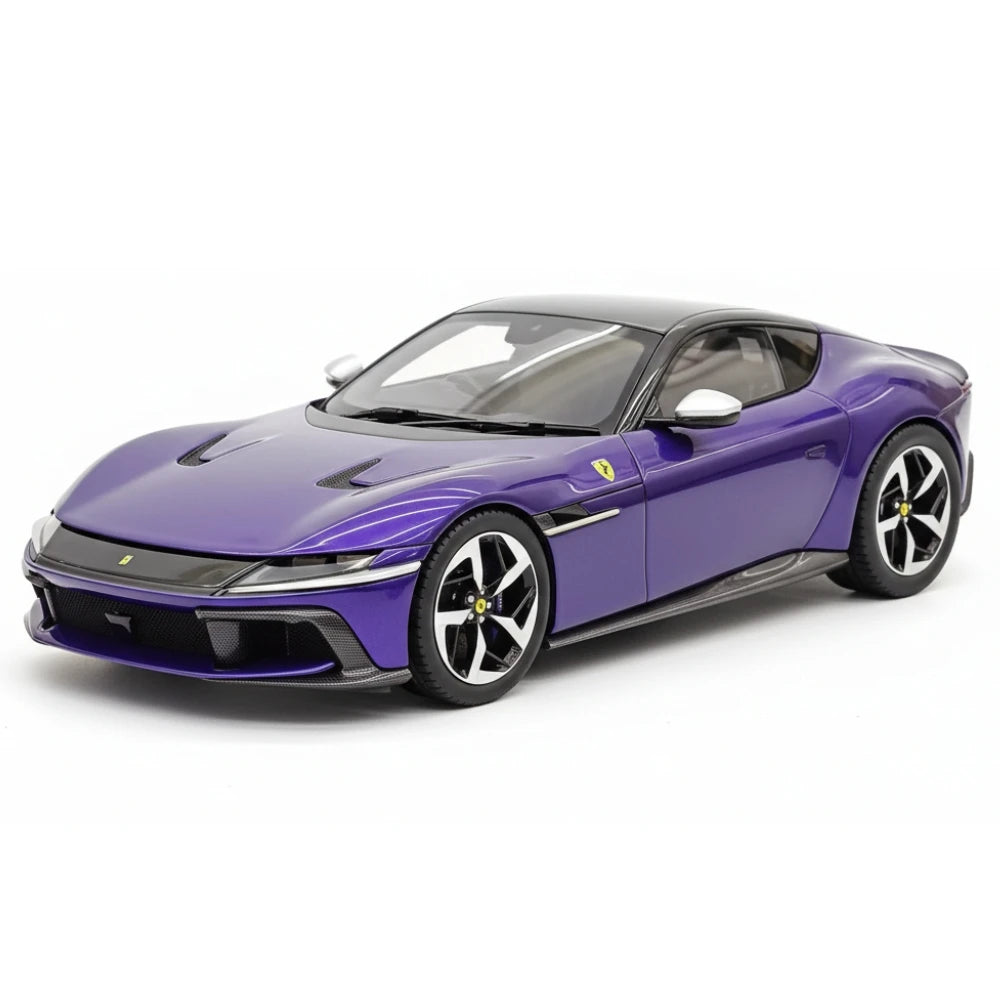 [BBR] 1:18 Ferrari 2024 12 Cilindri Coupe violet voiture miniature Resin