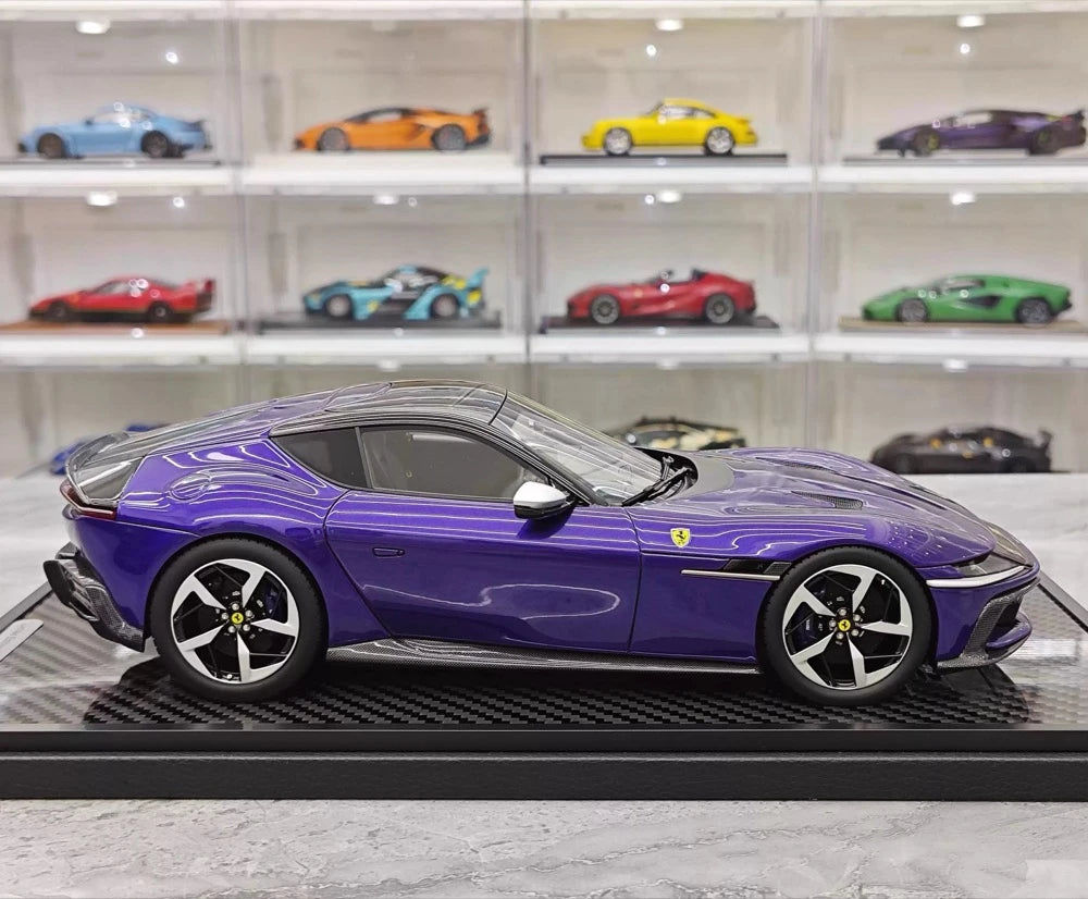 [BBR] 1:18 Ferrari 2024 12 Cilindri Coupe violet voiture miniature Resin