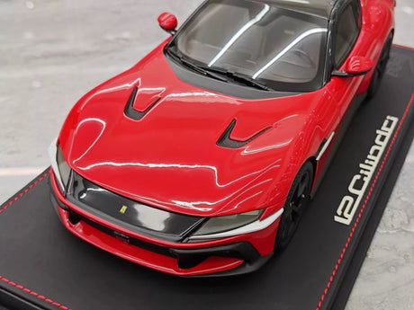 [BBR] 1:18 Ferrari 2024 12 Cilindri Coupe Red Model Car Resin