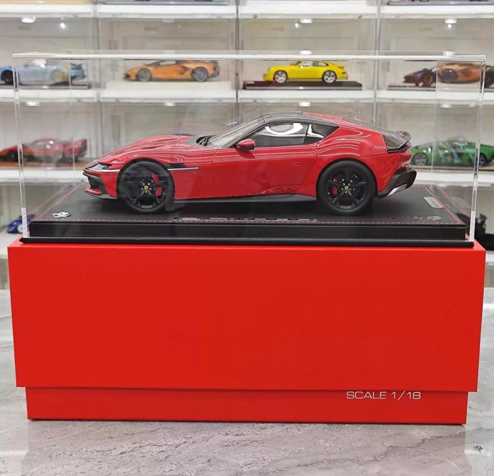 [BBR] 1:18 Ferrari 2024 12 Cilindri Coupe Red Model Car Resin