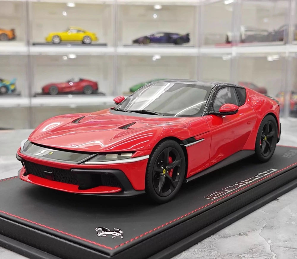[BBR] 1:18 Ferrari 2024 12 Cilindri Coupe Red Model Car Resin