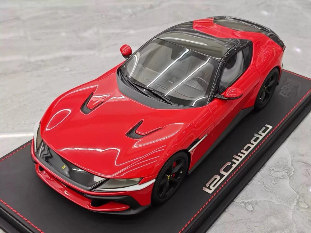 [BBR] 1:18 Ferrari 2024 12 Cilindri Coupe Red Model Car Resin