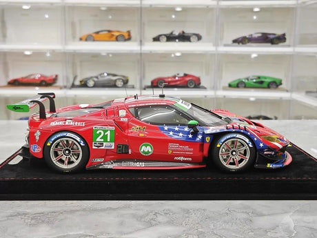 [BBR] 1:18 Ferrari 2024 296 GT3 IMSA #21 Model Car Resin