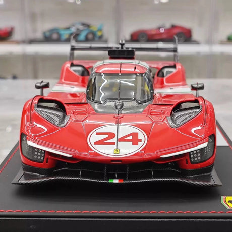 [BBR] 1:18 Ferrari 2024 499P Le Mans Hypercar #24 Model Car Resin