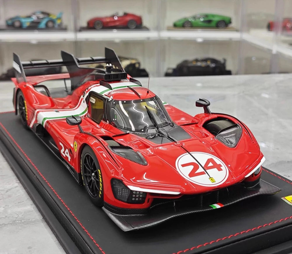 [BBR] 1:18 Ferrari 2024 499P Le Mans Hypercar #24 Model Car Resin