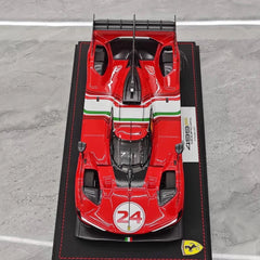 [BBR] 1:18 Ferrari 2024 499P Le Mans Hypercar #24 Model Car Resin