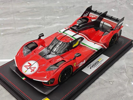 [BBR] 1:18 Ferrari 2024 499P Le Mans Hypercar #24 Model Car Resin