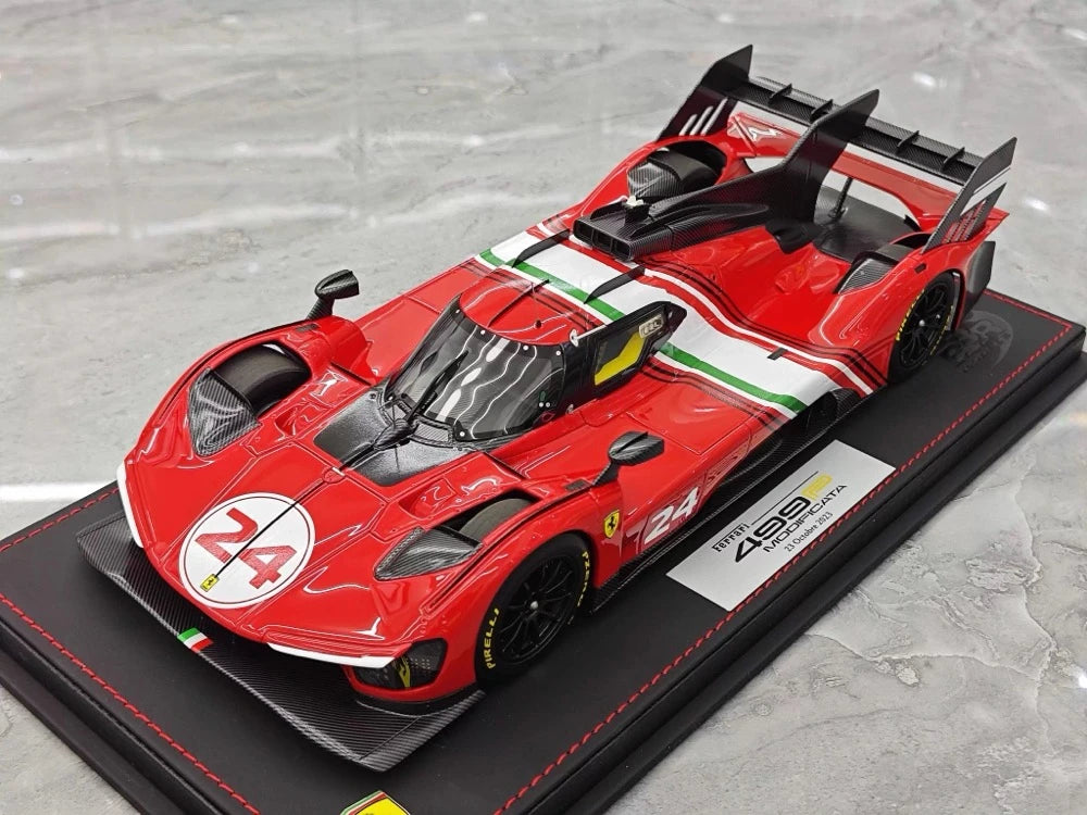 [BBR] 1:18 Ferrari 2024 499P Le Mans Hypercar #24 Model Car Resin