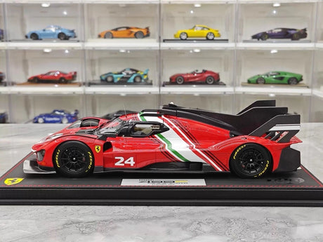 [BBR] 1:18 Ferrari 2024 499P Le Mans Hypercar #24 Model Car Resin