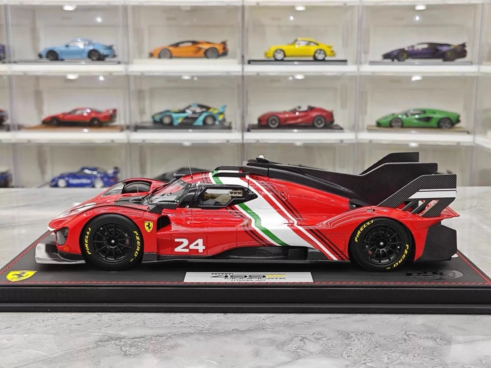 [BBR] 1:18 Ferrari 2024 499P Le Mans Hypercar #24 Model Car Resin