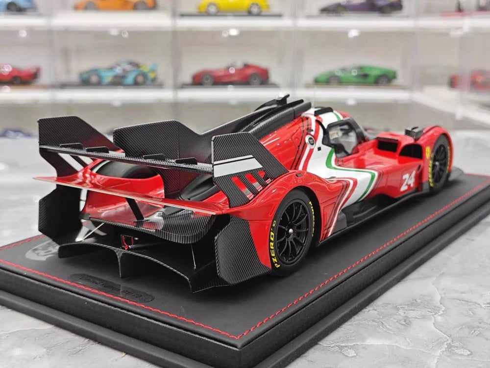 [BBR] 1:18 Ferrari 2024 499P Le Mans Hypercar #24 Model Car Resin