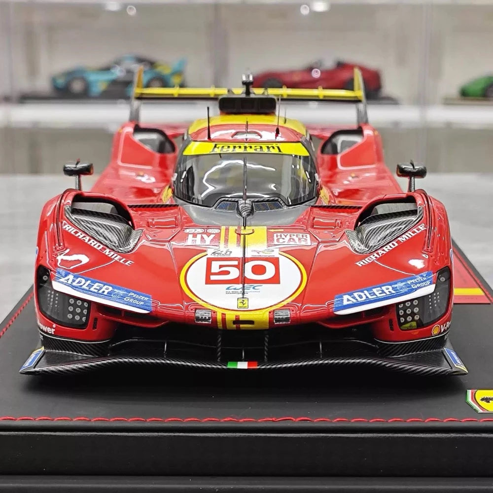 [BBR] 1:18 Ferrari 2024 499P Le Mans Hypercar #50 Model Car Resin