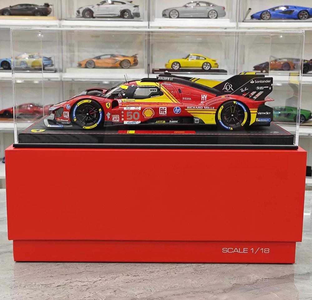 [BBR] 1:18 Ferrari 2024 499P Le Mans Hypercar #50 Model Car Resin
