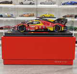 [BBR] 1:18 Ferrari 2024 499P Le Mans Hypercar #50 Model Car Resin