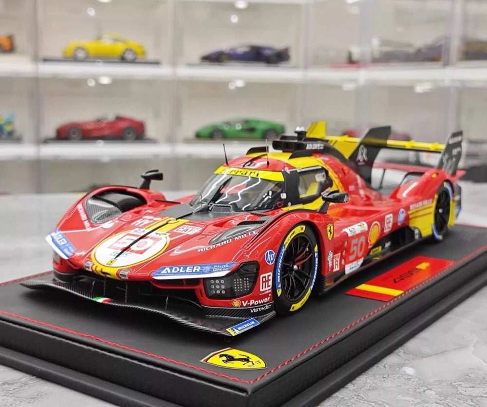 [BBR] 1:18 Ferrari 2024 499P Le Mans Hypercar #50 Model Car Resin