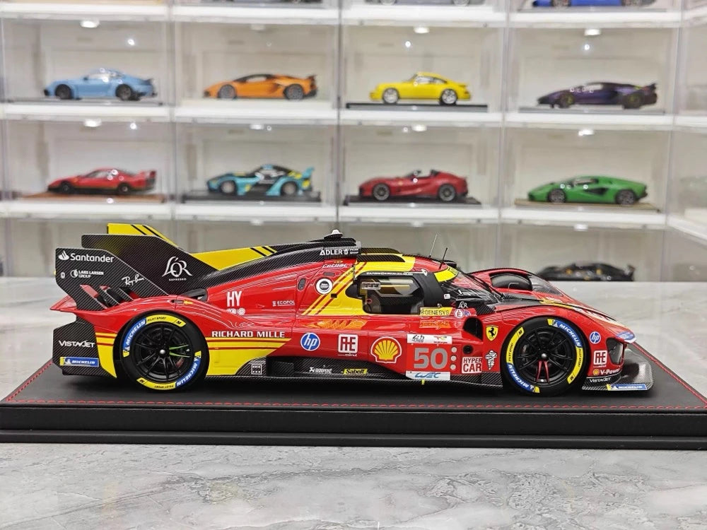 [BBR] 1:18 Ferrari 2024 499P Le Mans Hypercar #50 Model Car Resin