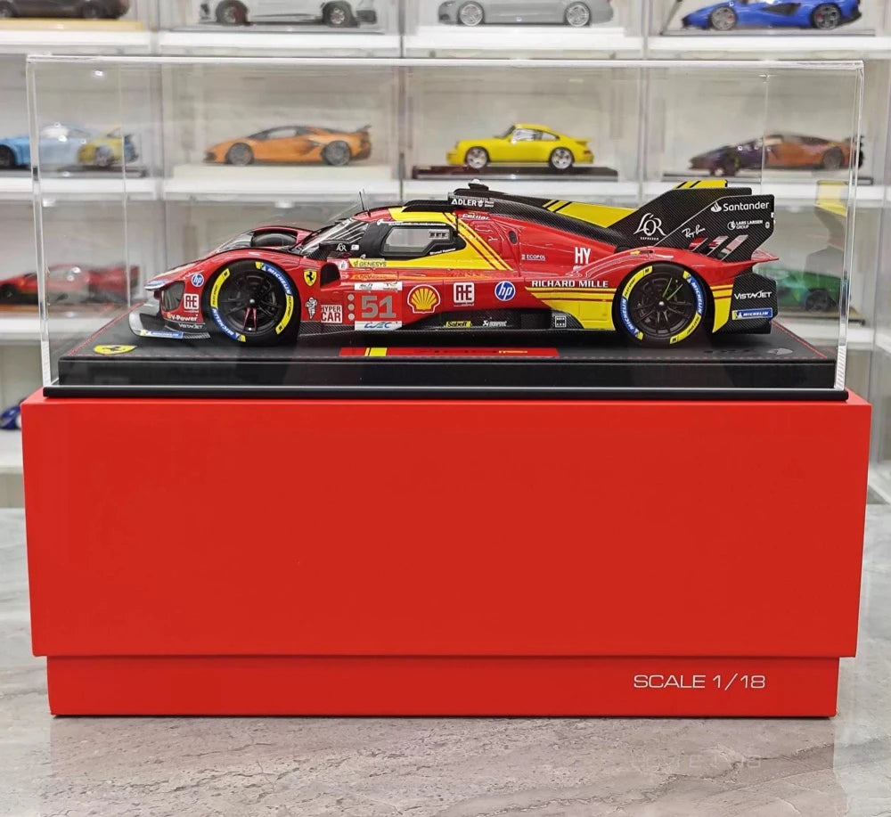 [BBR] 1:18 Ferrari 2024 499P Le Mans Hypercar #51 Model Car Resin