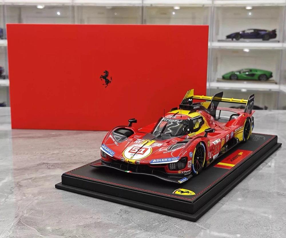 [BBR] 1:18 Ferrari 2024 499P Le Mans Hypercar #51 Model Car Resin