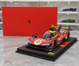 [BBR] 1:18 Ferrari 2024 499P Le Mans Hypercar #51 Model Car Resin